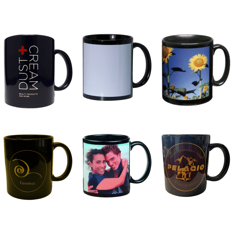 Εκτύπωση σε κούπα μαύρη sublimation