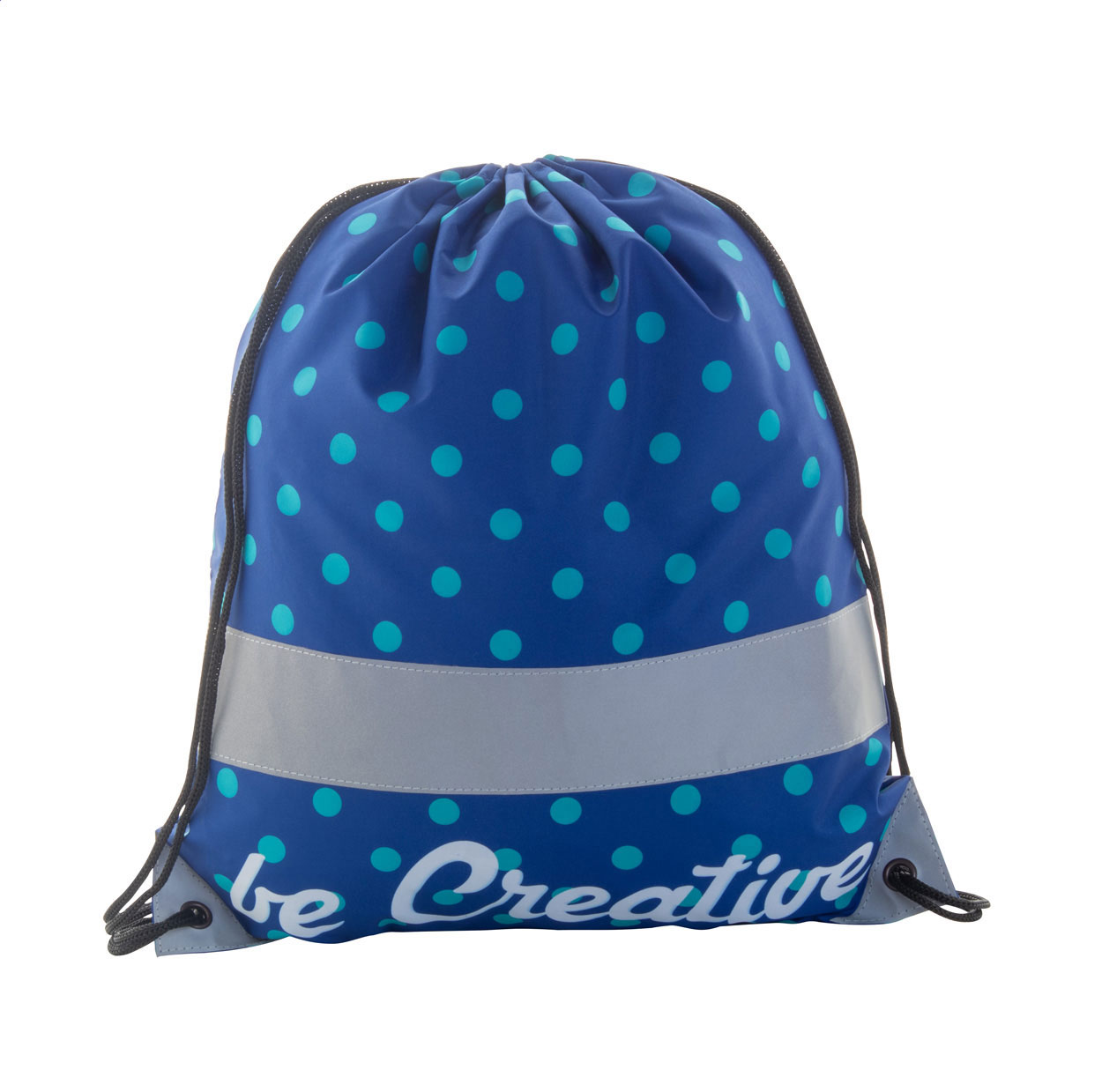 custom reflective drawstring bag - Image 3