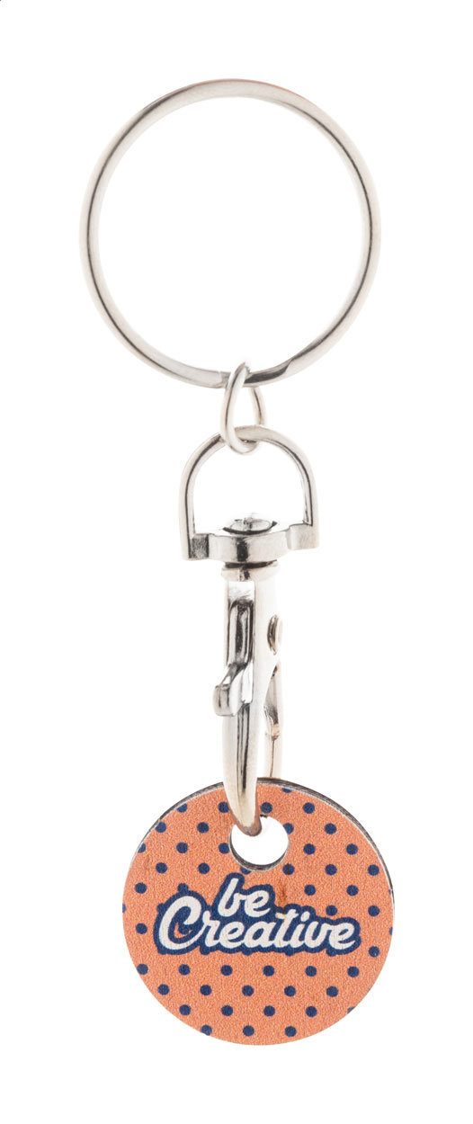 trolley coin keyring - Image 3