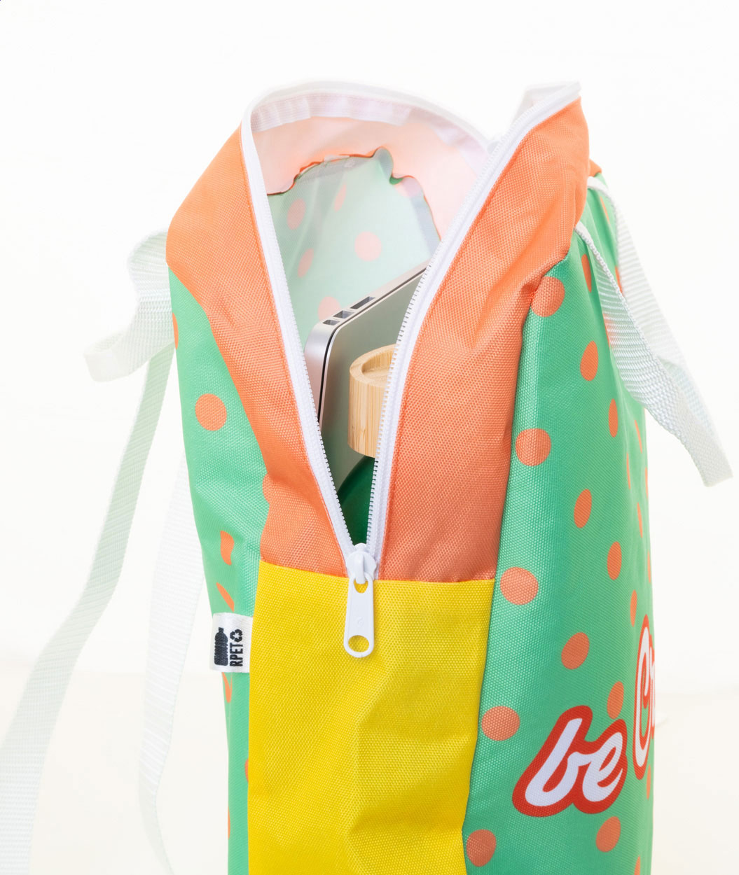 custom RPET laptop backpack - Image 5