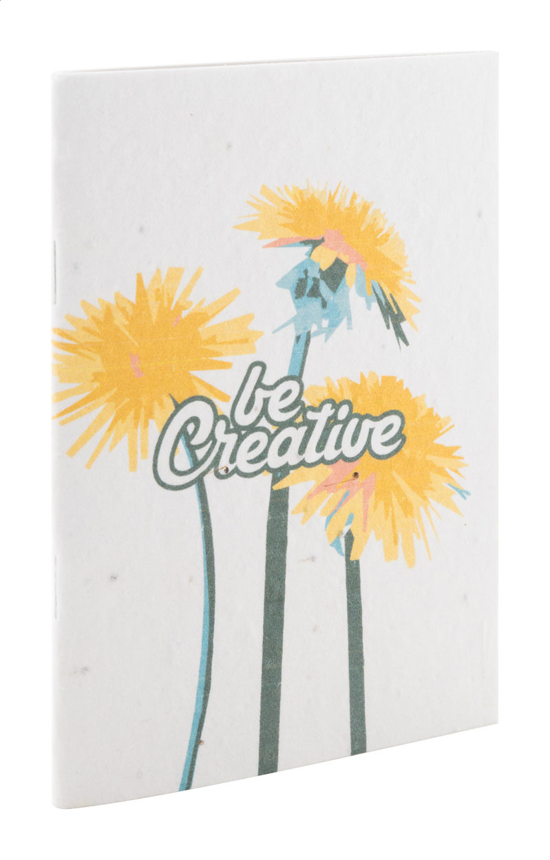 custom seed paper notebook