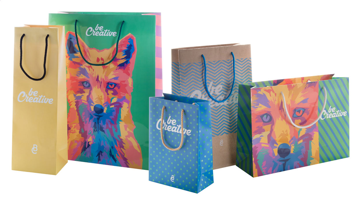 custom made paper shopping bag, wine - Image 4