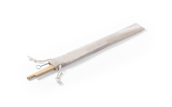 bamboo straw set