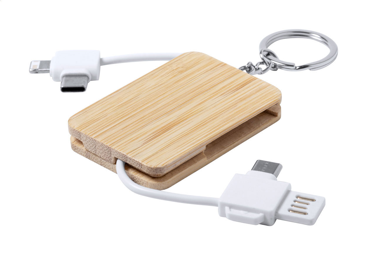 keyring USB charger cable