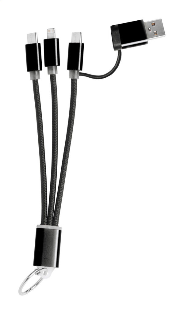 keyring USB charger cable