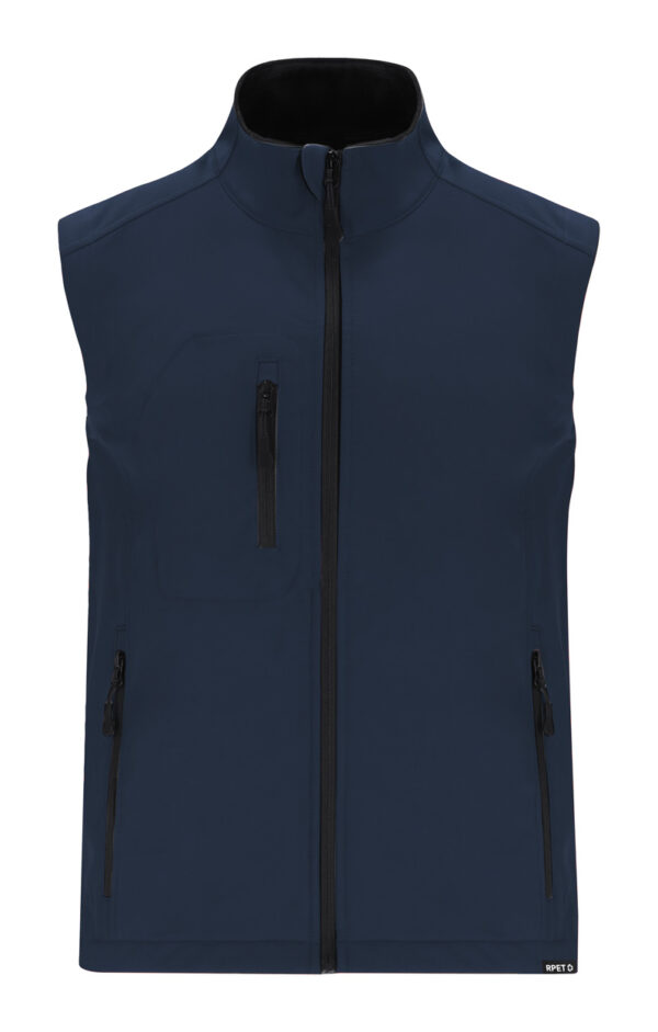 RPET softshell bodywarmer vest