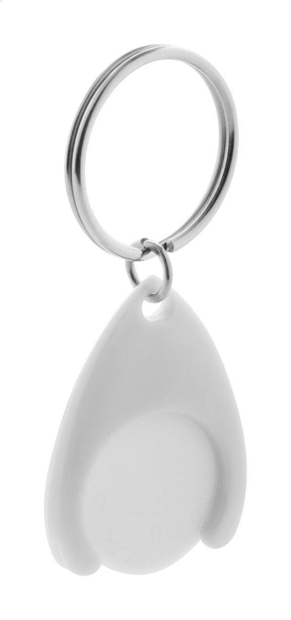 trolley coin keyring