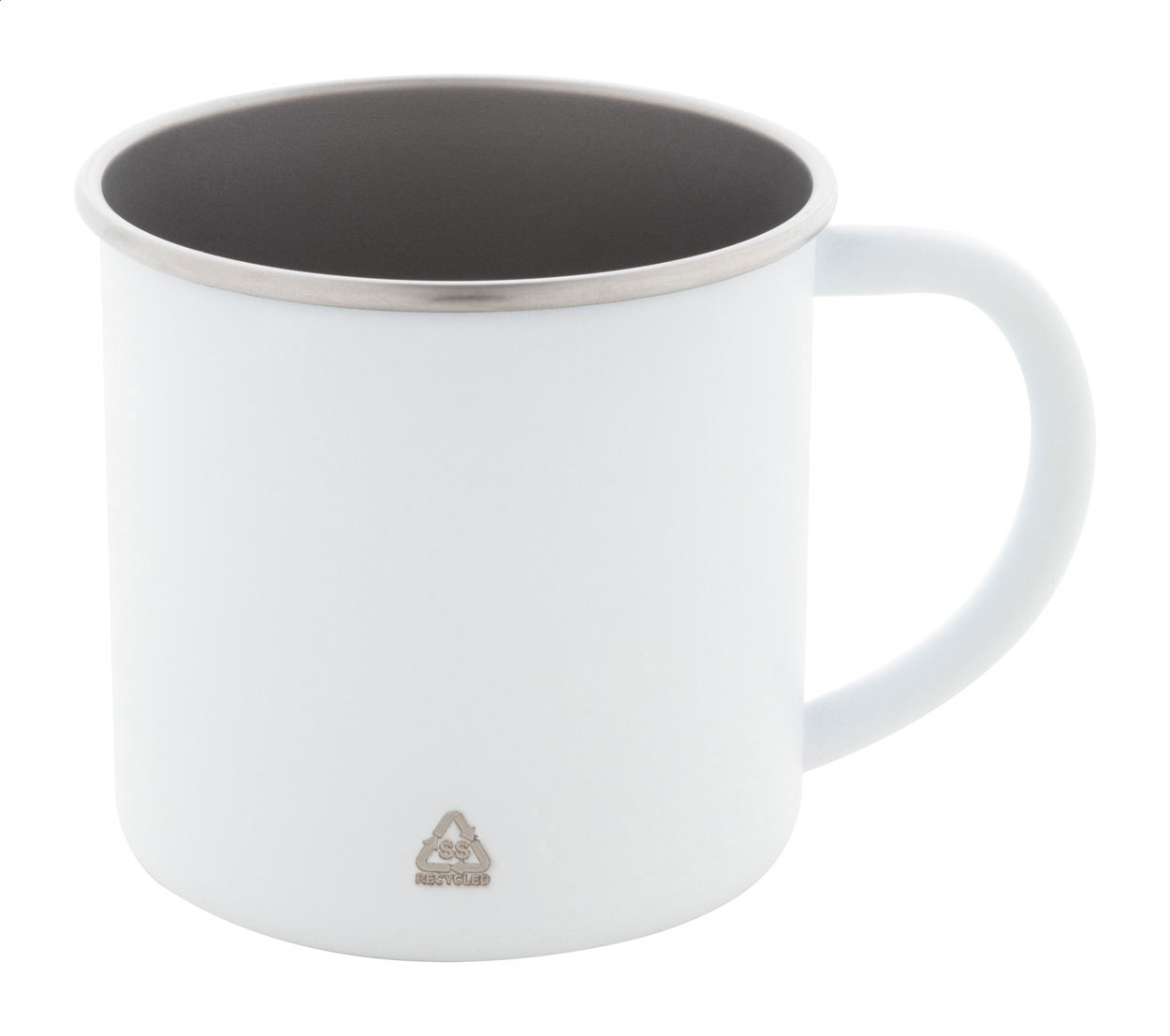 recycled stainless steel mug