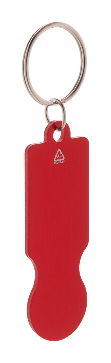 trolley coin keyring