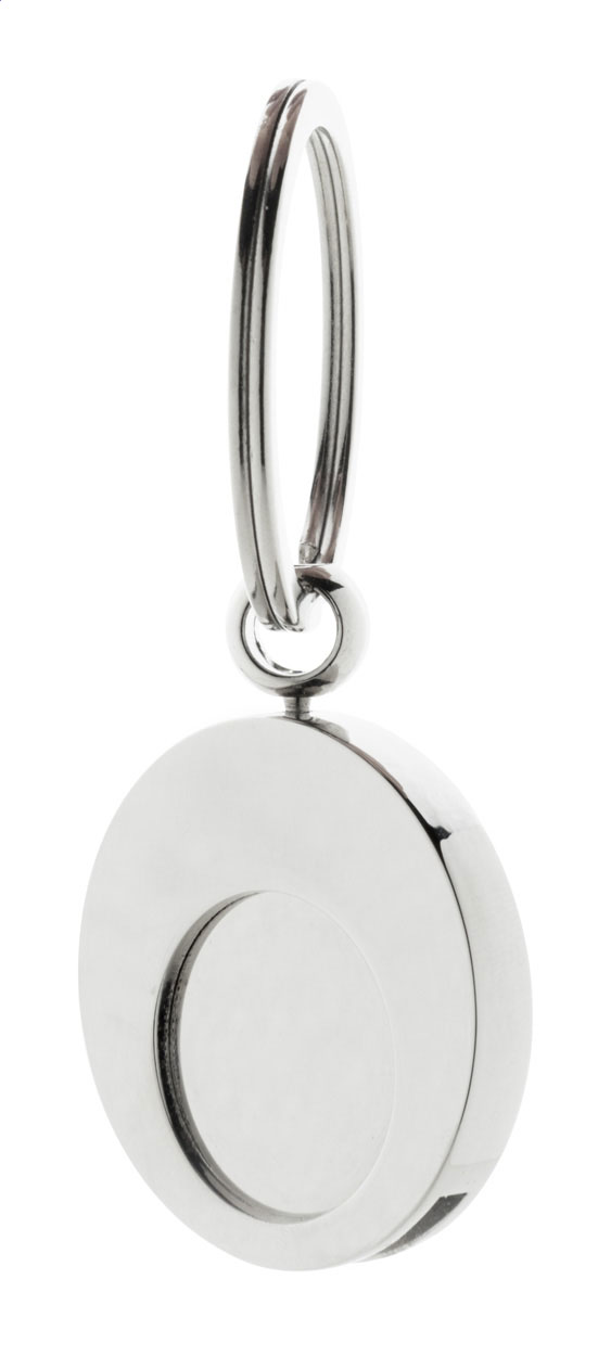 trolley coin keyring