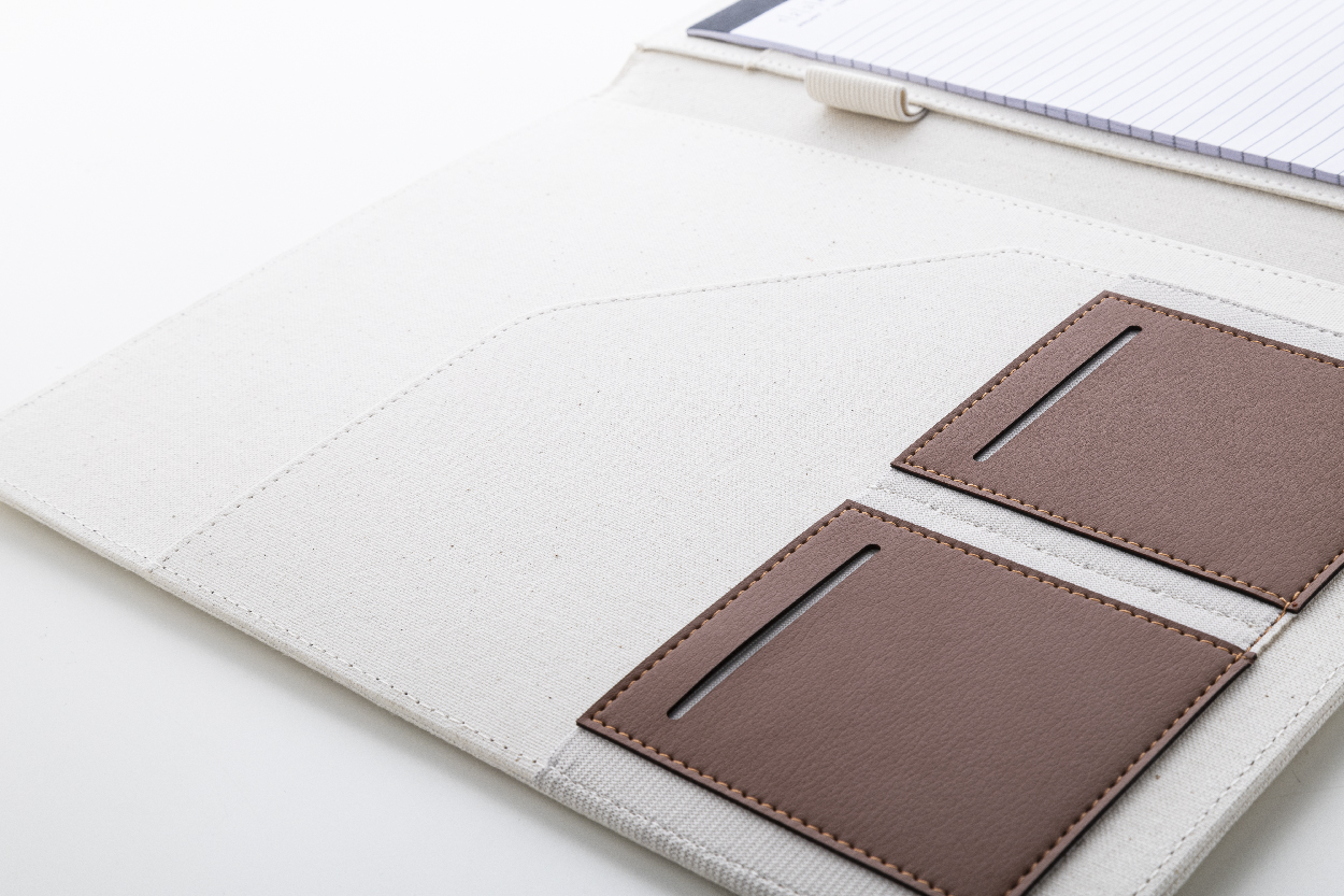 recycled canvas document folder - Image 6