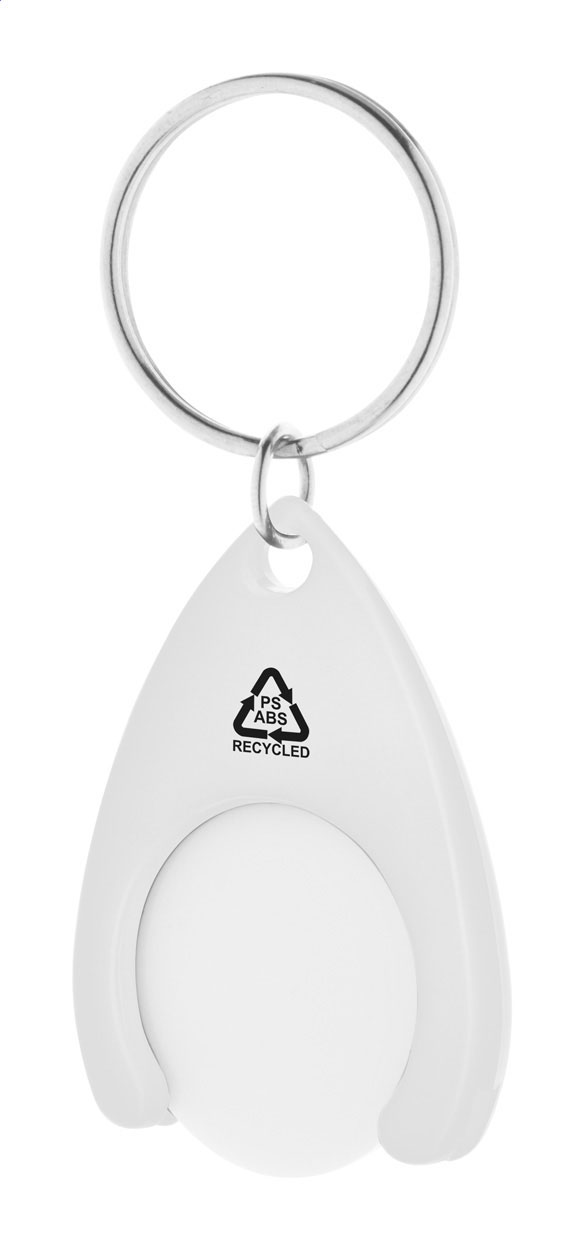 RABS trolley coin keyring