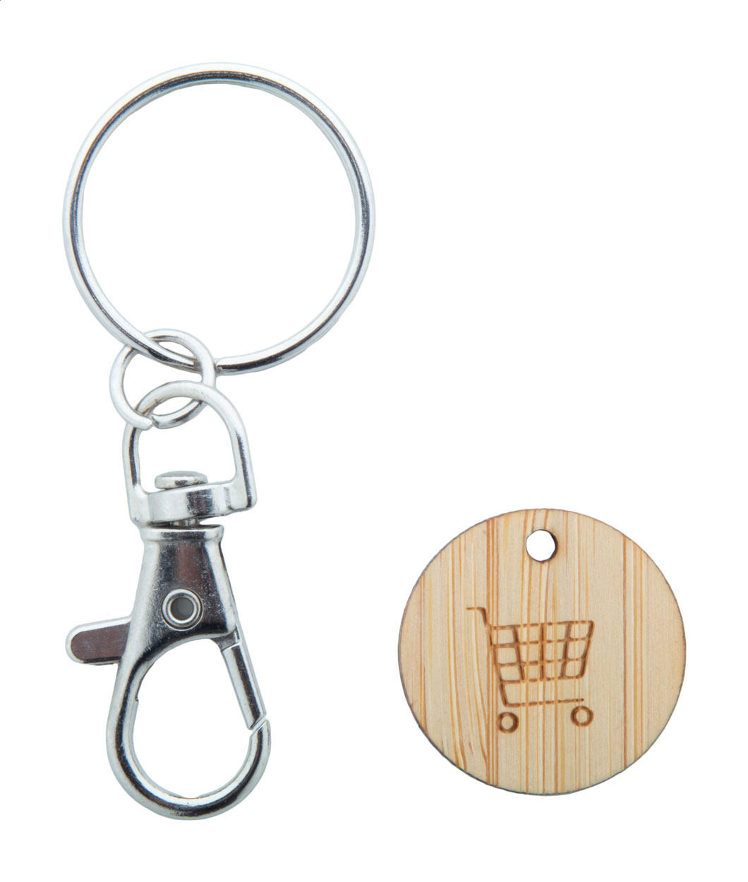 trolley coin keyring - Image 3